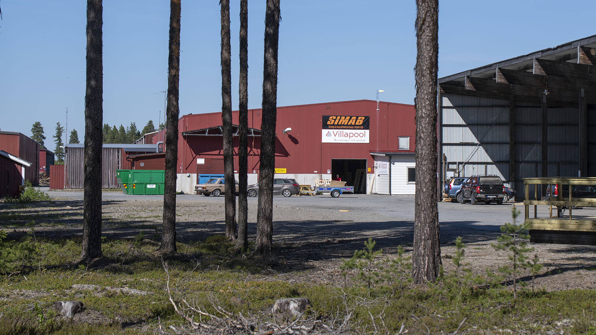 Villapool från väg 363