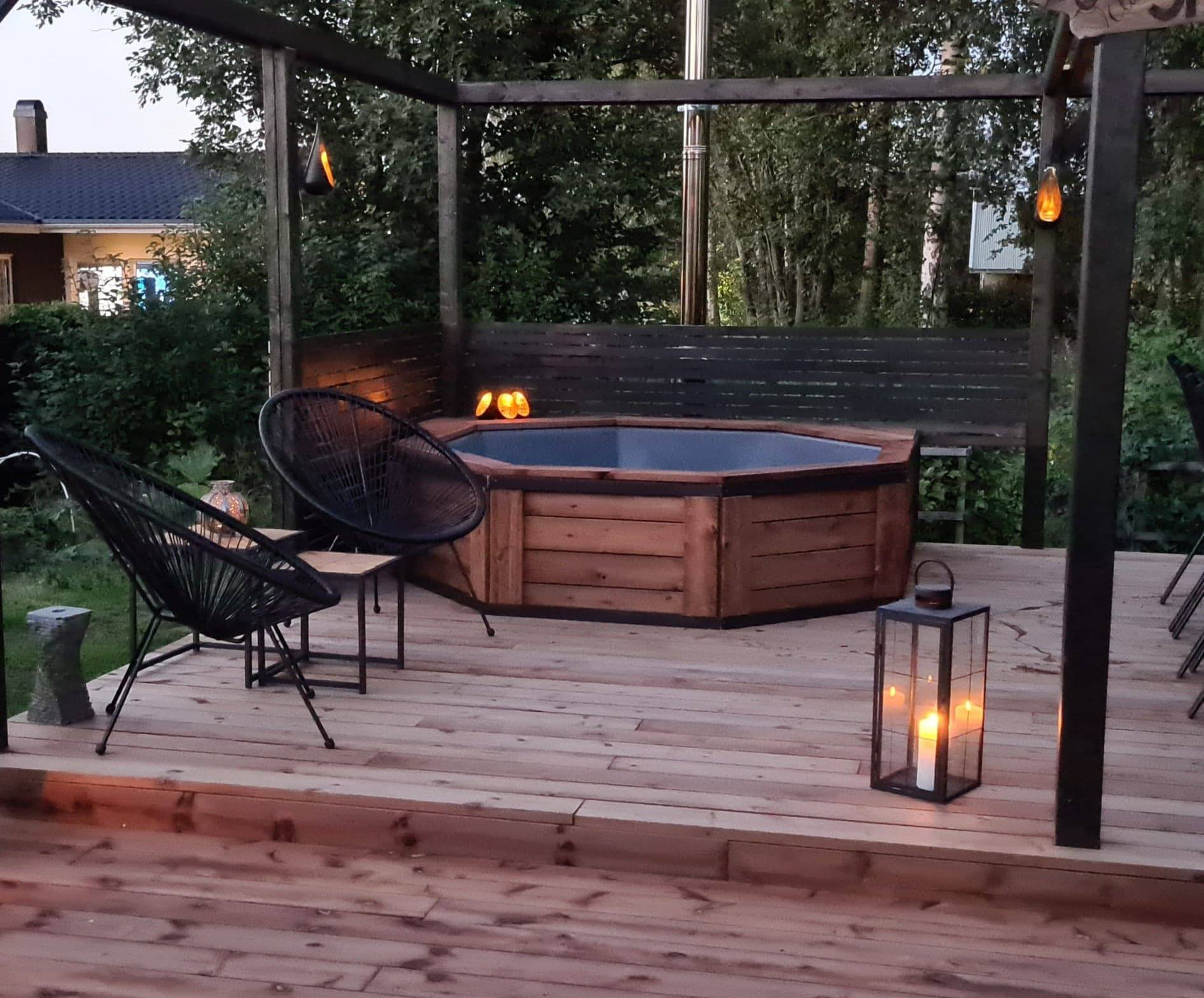Terrasspool byggsats, dieselvärmare