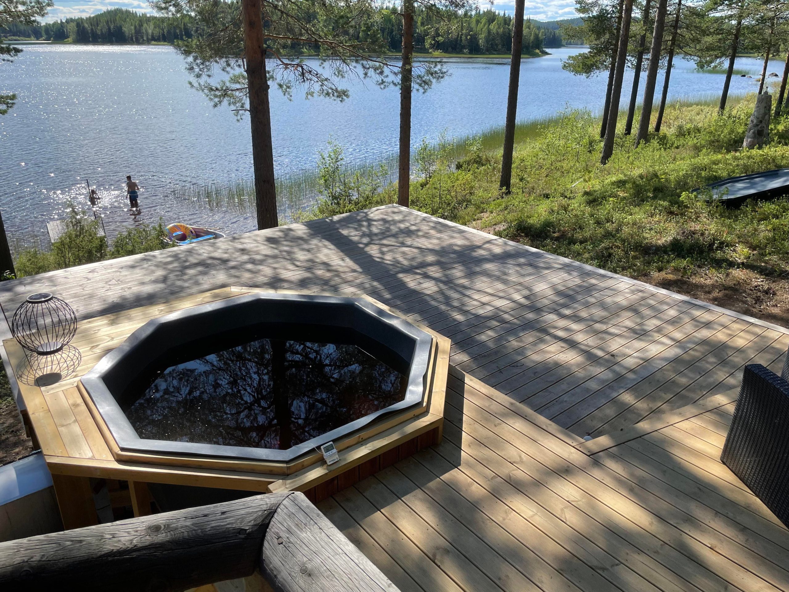 Terrasspool byggsats, vedeldad - Bild 3