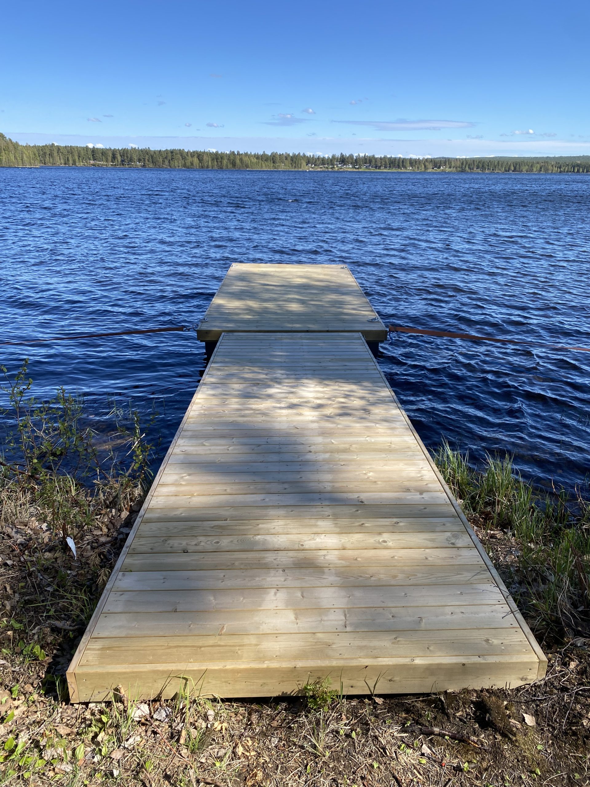 Landgångsbrygga 480x150cm – Stabil anslutning till land